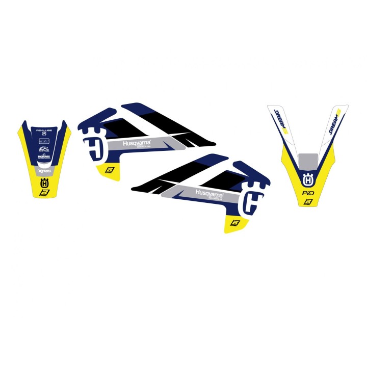 Plastiki i naklejki BLACKBIRD komplet naklejek (oklein) husqvarna tc 85 '25 dream 5