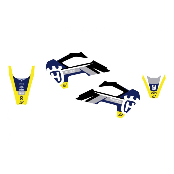 Plastiki i naklejki BLACKBIRD komplet naklejek (oklein) husqvarna tc/fc '25 (tc/fc all models '25) dream 5