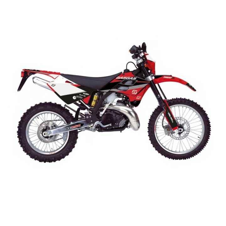 Plastiki i naklejki BLACKBIRD komplet naklejek (oklein) gas gas ec 125/250/300 '02-'06; fsr 450 '02-'06 dream 5