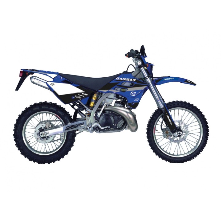 Plastiki i naklejki BLACKBIRD komplet naklejek (oklein) gas gas ec 125/250/300 '02-'06; fsr 450 '02-'06 dream 5