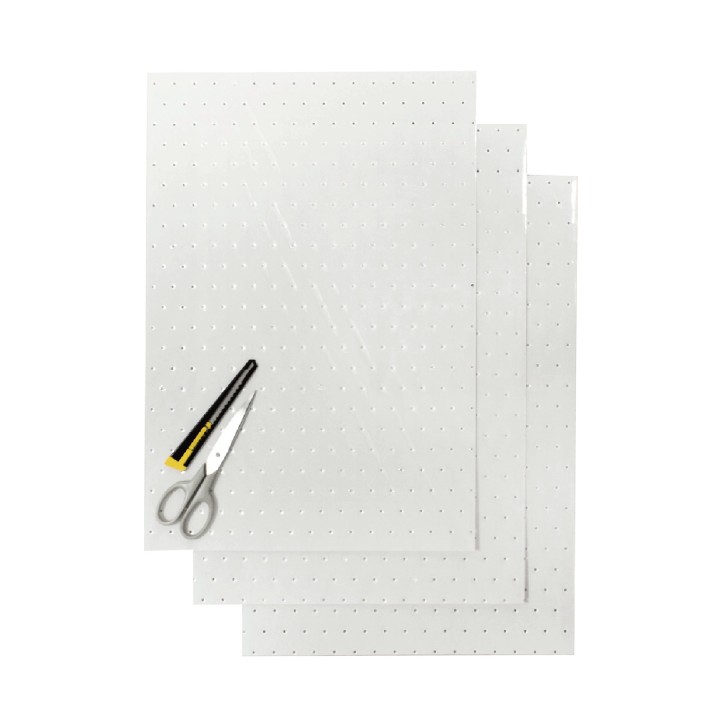 Plastiki i naklejki BLACKBIRD komplet naklejek (oklein) (folia crystall 0,4 mm) (perforowana) 3 x arkusz 47X33CM,