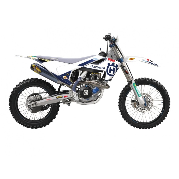 Plastiki i naklejki BLACKBIRD komplet naklejek (oklein) husqvarna fc/tc '16-'18, te/fe '17-'19 replica factory husqvarna