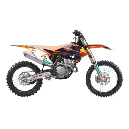 Plastiki i naklejki BLACKBIRD komplet naklejek (oklein) ktm sx/sx-f '16-'18, exc/exc-f '17-'19 replica ktm factory mxgp