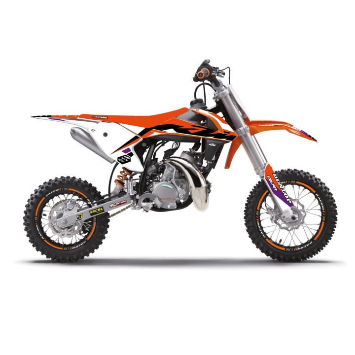 Plastiki i naklejki BLACKBIRD komplet naklejek (oklein) ktm SX 50 '16-'23 dream 5
