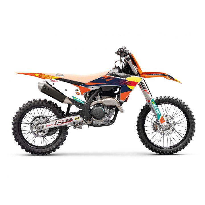 Plastiki i naklejki BLACKBIRD komplet naklejek (oklein) ktm sx/sx-f '23-'24, exc/exc-f '24-'25 replica ktm factory mxgp ktm
