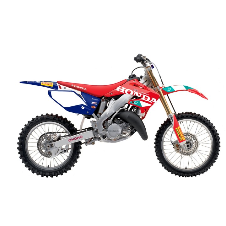 Plastiki i naklejki BLACKBIRD komplet naklejek (oklein) honda cr 125R '00-'07, cr 250R '02-'07 replica team hrc 25 honda