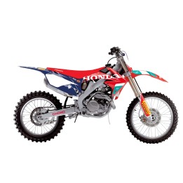 Plastiki i naklejki BLACKBIRD komplet naklejek (oklein) honda crf 250R '10-'13; crf 450R '09-'12 replica team hrc 25 honda