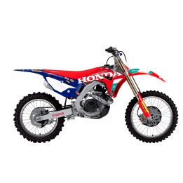 Plastiki i naklejki BLACKBIRD komplet naklejek (oklein) honda crf 250R '18-'21, crf 450R '17-'21, crf 450X '17-'24 replica team…