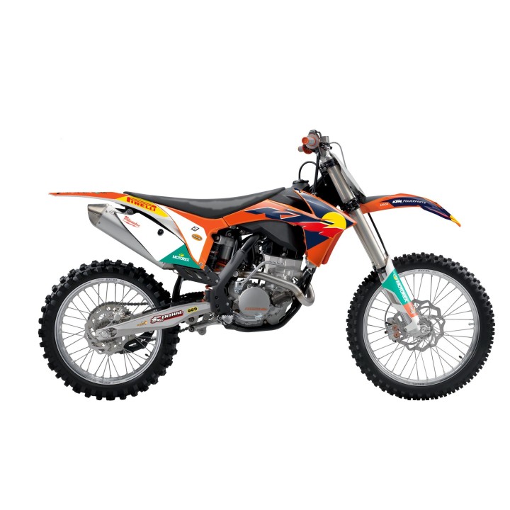 Plastiki i naklejki BLACKBIRD komplet naklejek (oklein) ktm sx/sx-f '11-'12, exc/exc-f '12-'13 replica team ktm factory mxgp 26