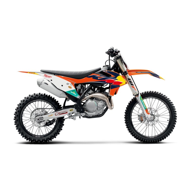Plastiki i naklejki BLACKBIRD komplet naklejek (oklein) ktm sx/sx-f '19-'22, exc/exc-f '20-'23 replica team ktm factory mxgp 26