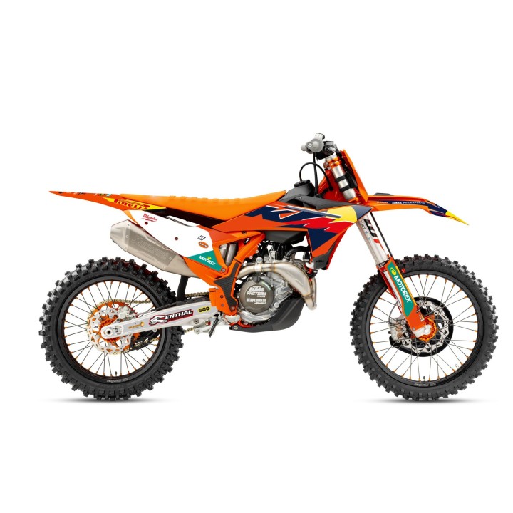 Plastiki i naklejki BLACKBIRD komplet naklejek (oklein) ktm sx/sx-f '25-'26 replica team ktm factory mxgp 26