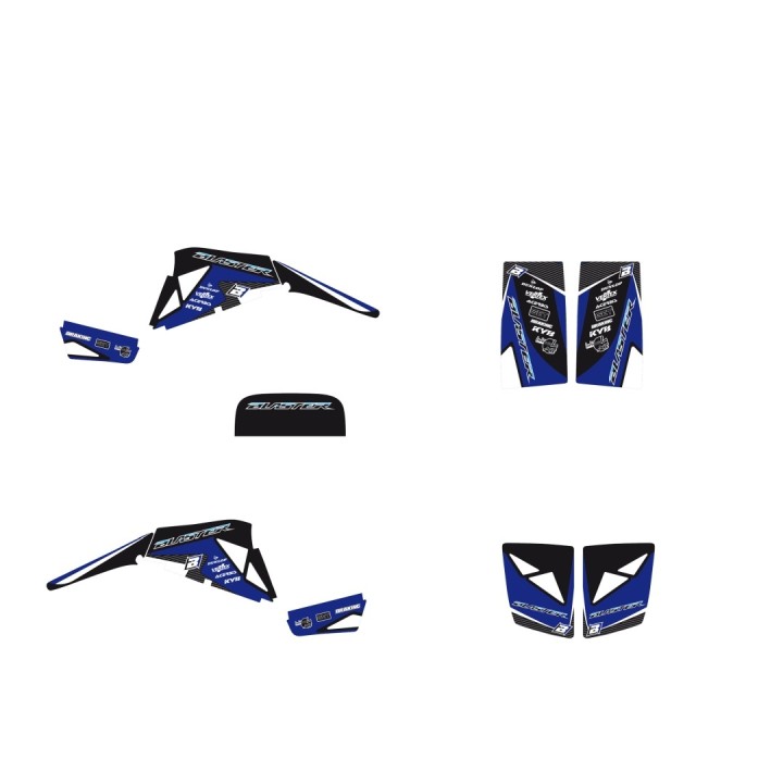 Plastiki i naklejki BLACKBIRD komplet naklejek (oklein) yamaha yfs 200 blaster '88-'06 dream 2