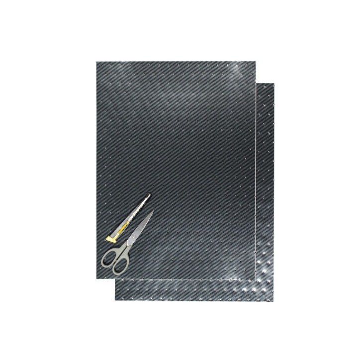 Plastiki i naklejki BLACKBIRD folia (okleina) carbon (z dziurkami) materiał crystal 0,4MM