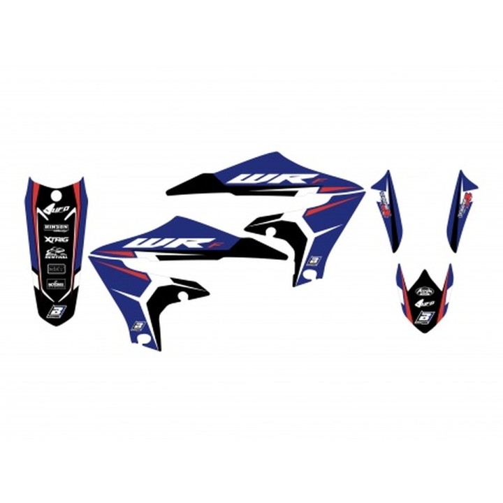 Plastiki i naklejki BLACKBIRD komplet naklejek (oklein) yamaha wr 250F '20-'23, wr 450F '19-'23 dream 4