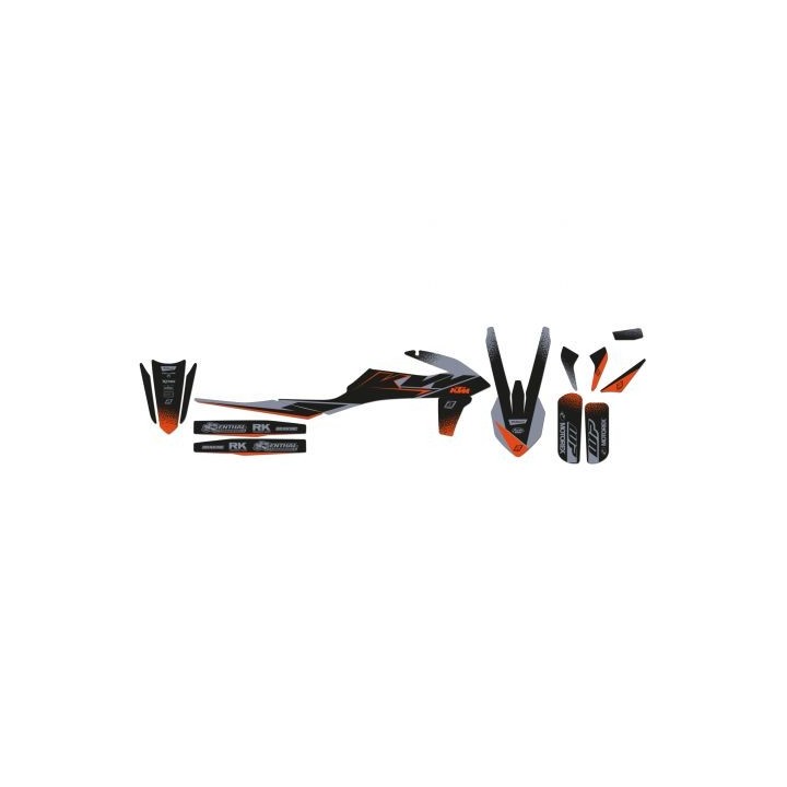 Plastiki i naklejki BLACKBIRD komplet naklejek (oklein) ktm sx/sx-f '19-'22, exc/exc-f '20-'23
