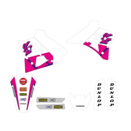 Plastiki i naklejki TECNOSEL (blackbird) komplet naklejek (oklein) yamaha yz 250 '90-'92, replica oem yamaha '92
