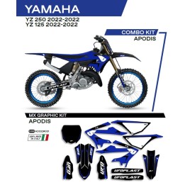 Plastiki i naklejki UFO komplet naklejek (oklein) yamaha yz 125/250 '22 apodis