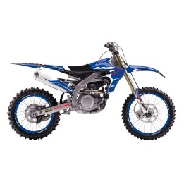Plastiki i naklejki BLACKBIRD komplet naklejek (oklein) + pokrowiec poszycie na siedzenie yamaha yz 125/250 '22 dream 4