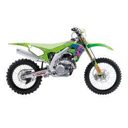 Plastiki i naklejki BLACKBIRD komplet naklejek (oklein) kawasaki kx 250F '21-'23, kx 450F '19-'24 retro