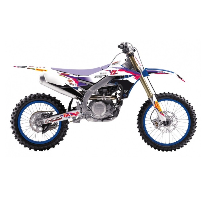 Plastiki i naklejki BLACKBIRD komplet naklejek (oklein) yamaha yz 250F '19-'23, yz 450F '18-'22 replica yamaha factory racing 23