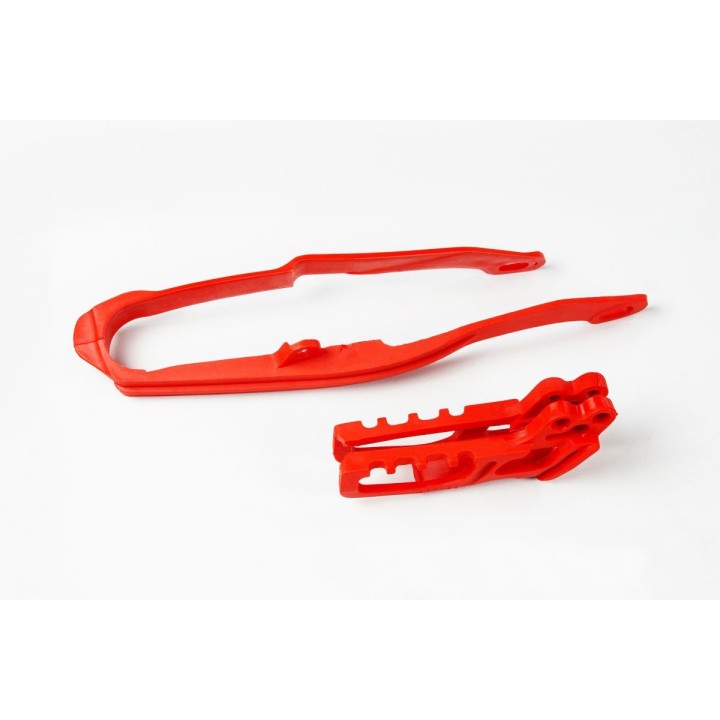 Plastiki i naklejki UFO komplet ślizg + prowadnica łańcucha honda cr 125 / 250 '05-'06, crf 250 r / x '05-'06, crf 450 r / x '0…