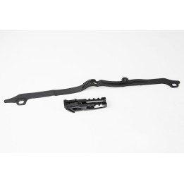 Plastiki i naklejki UFO komplet ślizg + prowadnica łańcucha honda crf 250R '10-13, crf 450R '09-12,