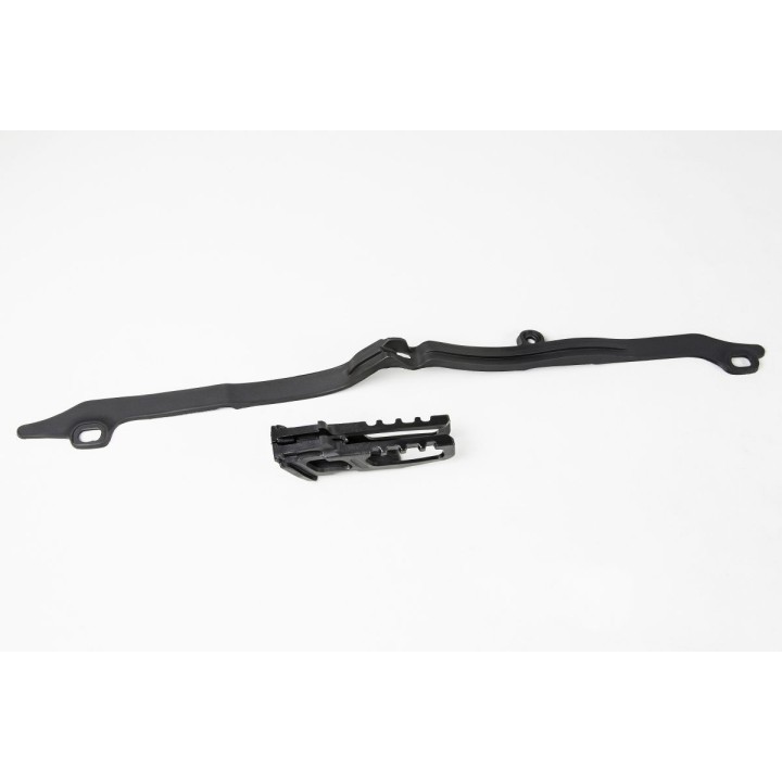 Plastiki i naklejki UFO komplet ślizg + prowadnica łańcucha honda crf 250R '10-13, crf 450R '09-12,