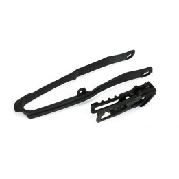 Plastiki i naklejki UFO komplet ślizg + prowadnica łańcucha honda crf 250R/RX '18-21, crf 450R/RX '17-18,
