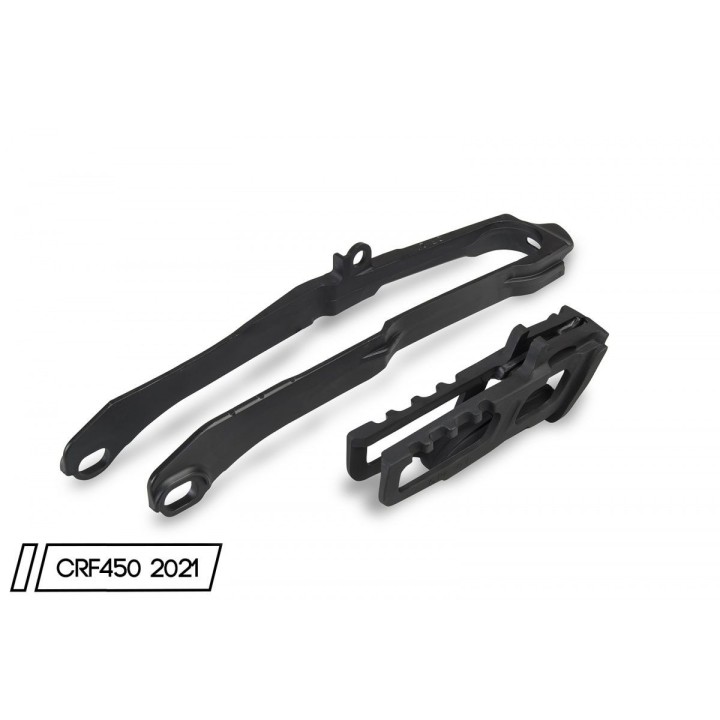 Plastiki i naklejki UFO komplet ślizg + prowadnica łańcucha honda crf 250 r '20-'25 , crf 250 rx '21-'25 , crf 450 r / rx '19-'…