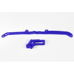 Plastiki i naklejki UFO komplet ślizg + prowadnica łańcucha yamaha yz 125/250 '15-25, yzf/wrf 250/450 '07-08,