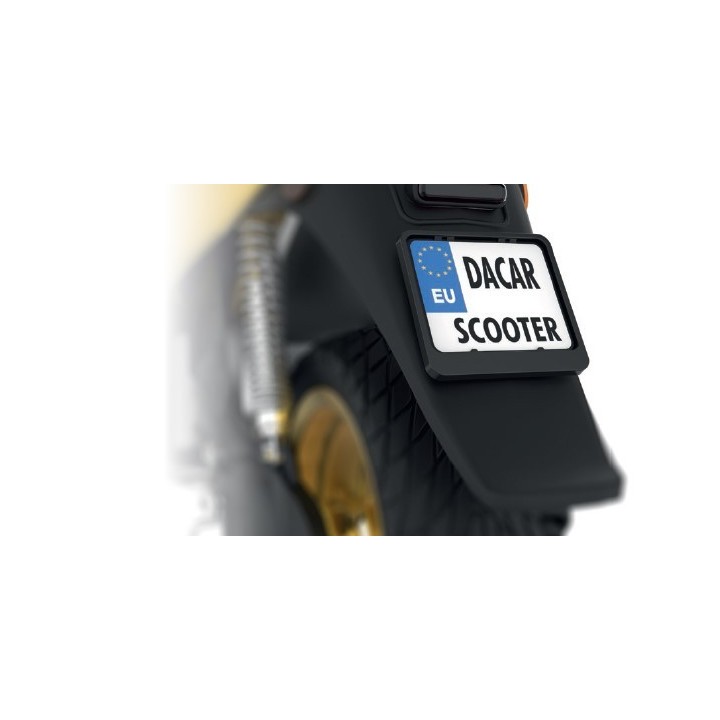 Plastiki i naklejki BIKETEC ramka pod tablicę rejestracyjną skuter/scooter