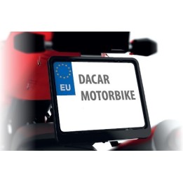 Plastiki i naklejki BIKETEC ramka pod tablicę rejestracyjną motocykl/motorbike