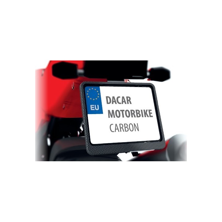 Plastiki i naklejki BIKETEC ramka pod tablicę rejestracyjną motocykl/motorbike