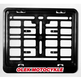 Plastiki i naklejki BIKETEC ramka pod tablicę rejestracyjną motocykl/motorbike