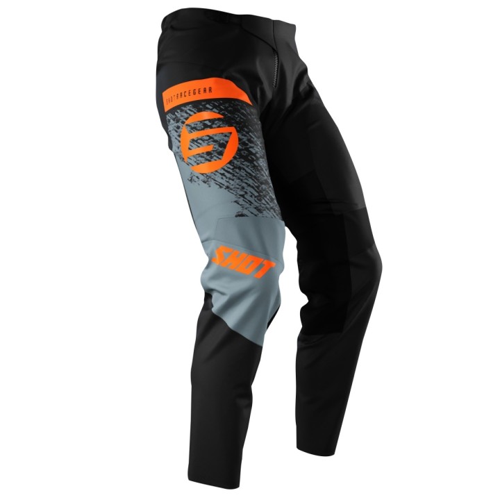 SHOT RACING WYPRZEDAŻ SPODNIE MOTO CONTACT ROLL ORANGE
