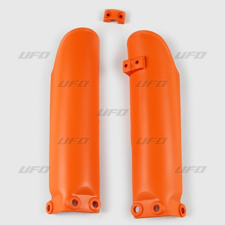 Plastiki i naklejki UFO osłony teleskopów ( amortyzatorów ) przednich ktm SX 65 '02-'25, husqvarna tc 65 '24-'25, gas gas mc 65…