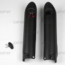 Plastiki i naklejki UFO osłony teleskopów ( amortyzatorów ) przednich ktm SX / sx-f '15-'22, z blokadą - zastępuje GG07136001
