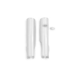 Plastiki i naklejki UFO osłony teleskopów ( amortyzatorów ) przednich ktm sx/sxf(sx-f) 125/250/300/350/450F tbi '23-26, exc/exc…