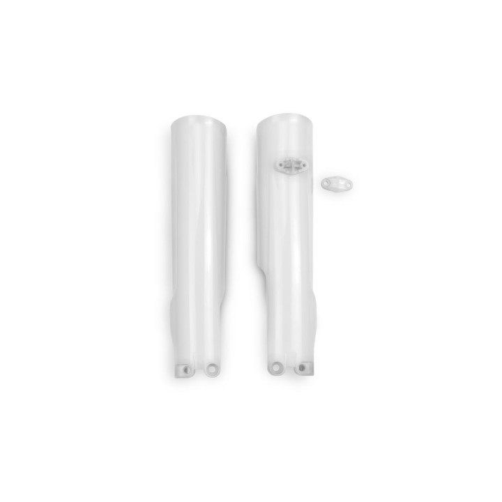 Plastiki i naklejki UFO osłony teleskopów ( amortyzatorów ) przednich ktm sx/sxf(sx-f) 125/250/300/350/450F tbi '23-26, exc/exc…