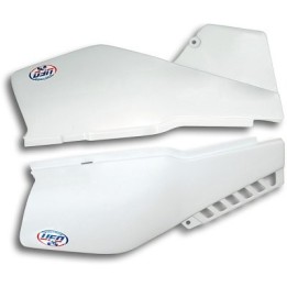 Plastiki i naklejki UFO boczki pod siedzenie yamaha xt 600 '87-'90