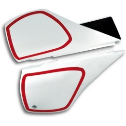 Plastiki i naklejki UFO boczki pod siedzenie yamaha tt 600 '84-'92