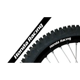 Plastiki i naklejki BLACKBIRD komplet naklejek (oklein) na felgi honda racing