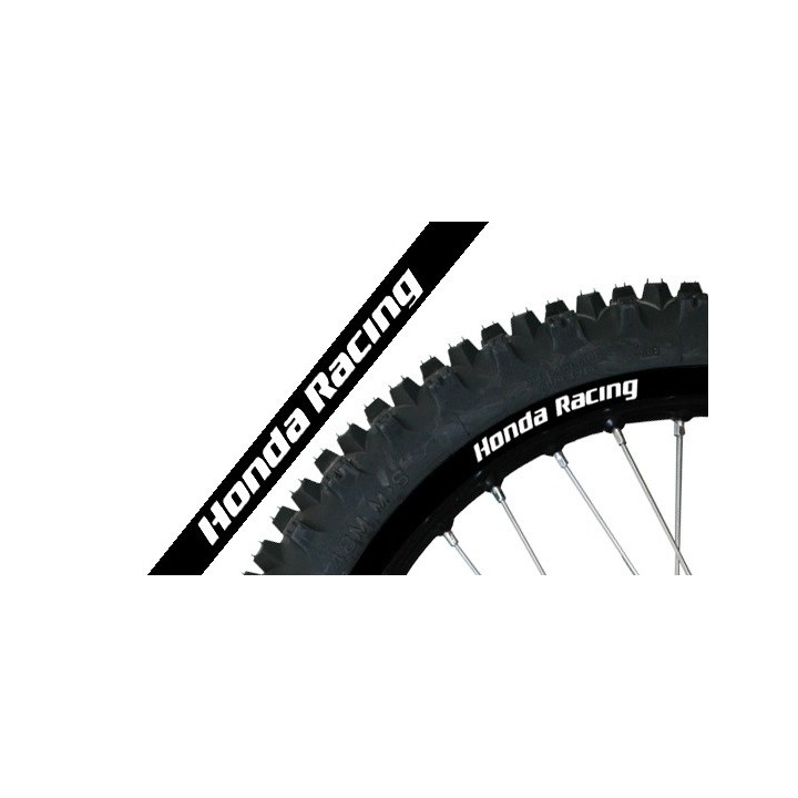 Plastiki i naklejki BLACKBIRD komplet naklejek (oklein) na felgi honda racing