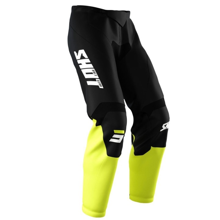 SHOT RACING WYPRZEDAŻ SPODNIE MOTO DEVO RAW BURST NEON YELLOW