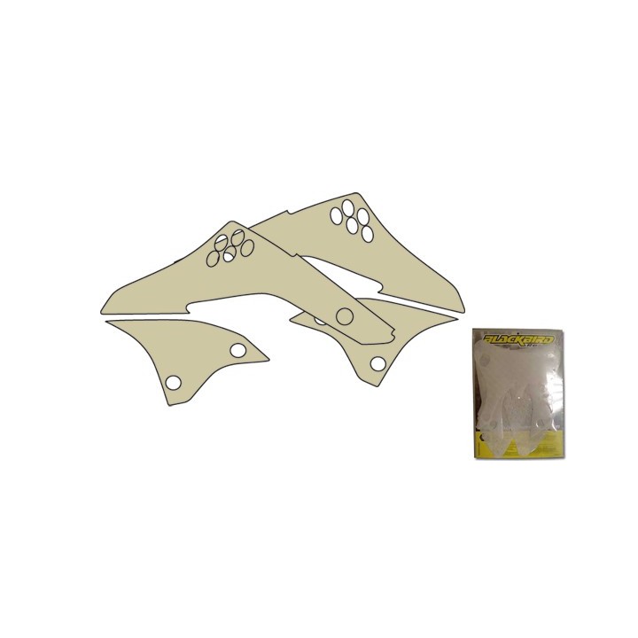 Plastiki i naklejki BLACKBIRD naklejki ochronne kawasaki kxf 450 '06-'08