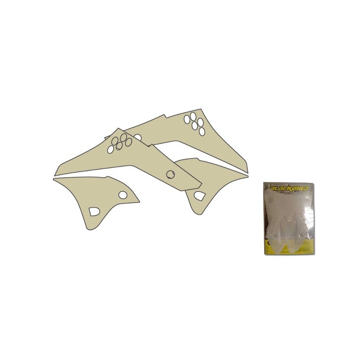 Plastiki i naklejki BLACKBIRD naklejki ochronne kawasaki kxf 450 '09