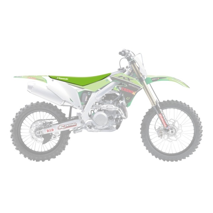 Plastiki i naklejki BLACKBIRD pokrowiec / poszycie na siedzenie kawasaki kxf 250 '21-'23, kxf 450 '19-'23 f&h 22 (zastępuje E14…