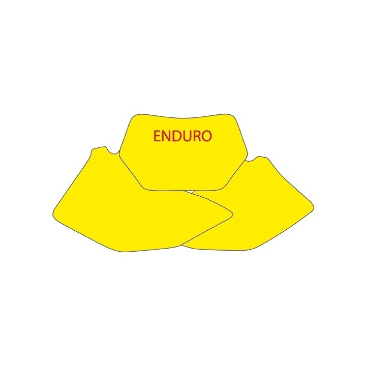 Plastiki i naklejki BLACKBIRD komplet naklejek (oklein) pod numery startowe yamaha wr 250F '07-'14, wr 450F '07-'11