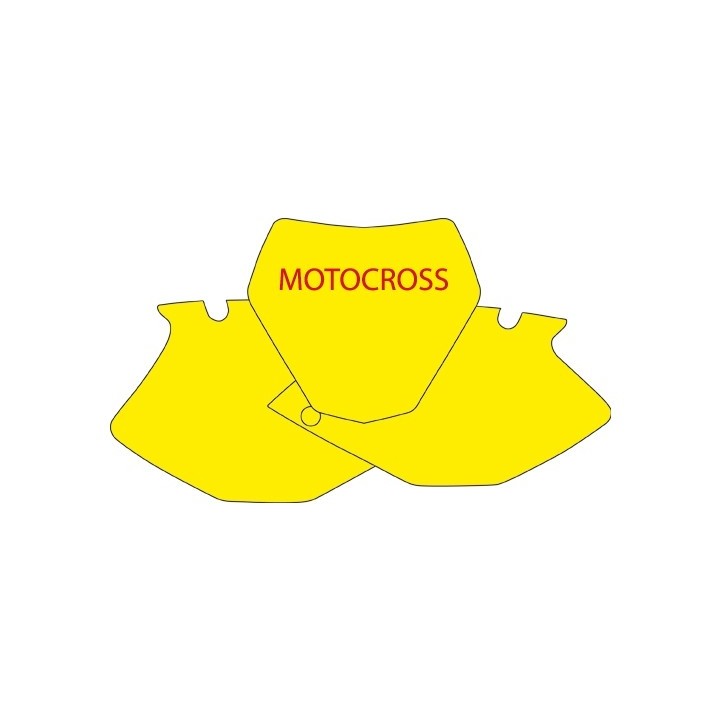 Plastiki i naklejki BLACKBIRD komplet naklejek (oklein) pod numery startowe yamaha yzf 450 '10-'13
