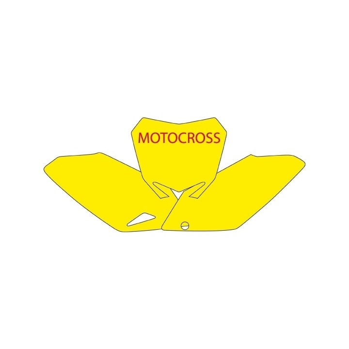 Plastiki i naklejki BLACKBIRD komplet naklejek (oklein) pod numery startowe suzuki rmz 450 '08-'16